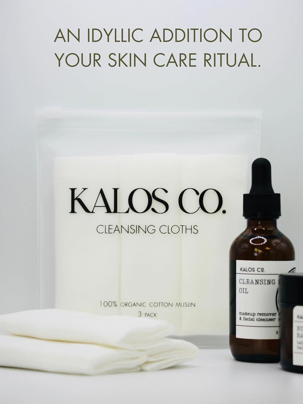 3 Pack Organic Face Cloths Made with 100% Organic Cotton, Organic Muslin Facial Cloths, Cotton Organic Wash Cloths, Organic Skin Care, Cloths for Face Wash Cloths