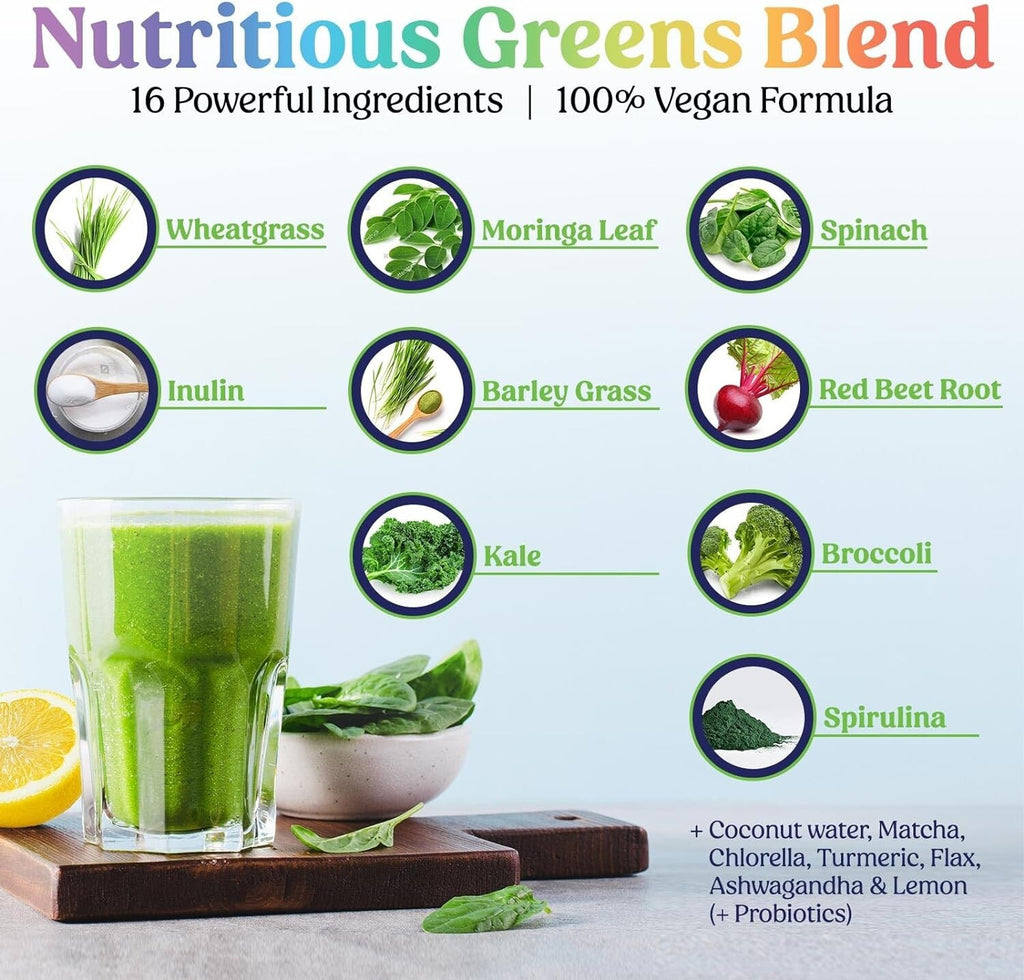 Organic Super Greens Powder Superfood - Original Organic Greens Superfood